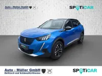 Gebraucht Peugeot e-2008 GT 100 kW (136 PS) 2022 Blau SUV