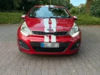 Gebraucht Kia Rio 90 PS (66 kW) 2011 Rot Kleinwagen