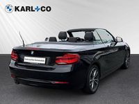 Gebraucht BMW 218 Sport Line 136 PS (100 kW) 2019 Schwarz Cabrio