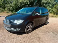 Gebraucht VW Touran United 128 PS (94 kW) 2008 Schwarz Van / Kleinbus
