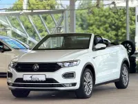 Gebraucht VW T-Roc Cabriolet R-line 150 PS (110 kW) 2021 Weiß Cabrio