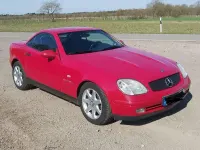 Gebraucht Mercedes SLK230 193 PS (141 kW) 1997 Rot Cabrio