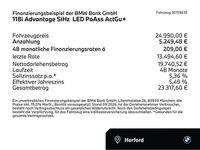Gebraucht BMW 118 Advantage 136 PS (100 kW) 2023 Schwarz ii (schwarz) Kleinwagen