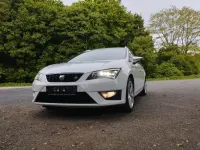 Brugt Seat Leon FR 150 HK (110 kW) 2014 Hvid Stationcar
