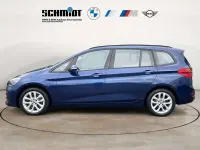 Gebraucht BMW 218 Gran Tourer Sport Line 150 PS (110 kW) 2018 Mediterranblau metallic Van / Kleinbus