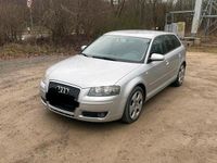 Gebraucht Audi A3 Sportback S-Line 116 PS (85 kW) 2006 Silber Kleinwagen
