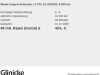 Gebraucht Skoda Superb Selection 150 PS (110 kW) 2025 Graphitegrau metallic Kombi