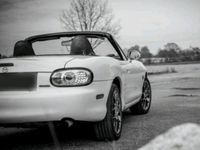 Gebraucht Mazda MX5 110 PS (80 kW) 2001 Weiß Cabrio