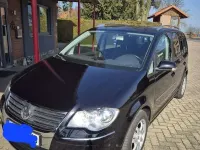 Gebraucht VW Touran Conceptline 140 PS (102 kW) 2007 Schwarz Van / Kleinbus