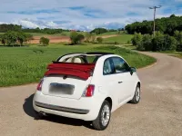 Gebraucht Fiat 500 Lounge 69 PS (50 kW) 2012 Weiß Cabrio