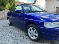 Gebraucht Ford Escort Cabriolet 90 PS (66 kW) 1994 Blau Cabrio