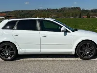 Gebraucht Audi A3 S-Line 125 PS (91 kW) 2009 Weiß Kleinwagen