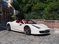 Second-hand Ferrari 458 570 CP (419 kW) 2012 Alb Cabrio