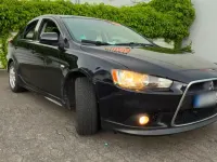 Begagnad Mitsubishi Lancer 143 HK (105 kW) 2008 Svart Sedan