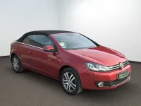Gebraucht VW Golf 105 PS (77 kW) 2011 Rot (metallic) Cabrio