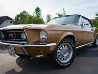 Gebraucht Ford Mustang GT 223 PS (164 kW) 1968 Gold Cabrio