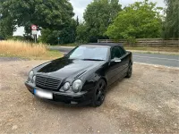 Gebraucht Mercedes CLK320 218 PS (160 kW) 2000 Schwarz Cabrio