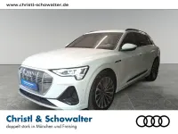 Gebraucht Audi e-tron S-Line 300 kW (408 PS) 2023 Gletscherweiss metallic SUV