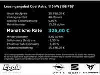 gebraucht Opel Astra Electric GS Pixellicht Pano Navi Leder 360 Kamer