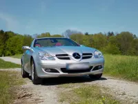 Gebraucht Mercedes SLK200 163 PS (119 kW) 2005 Silber Cabrio