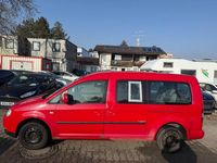 Gebraucht VW Caddy Maxi Life 105 PS (77 kW) 2010 Rot Van / Kleinbus
