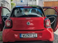 Używany Smart ForFour Prime 90 KM (66 kW) 2015 Czerwony Hatchback