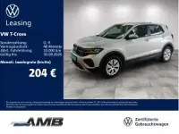 Gebraucht VW T-Cross 95 PS (69 kW) 2025 Silber (reflexsilber metallic) SUV