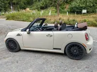 Gebraucht Mini John Cooper Works Cabriolet 211 PS (155 kW) 2009 Weiß Cabrio