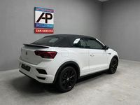 Gebraucht VW T-Roc Cabriolet R-line 150 PS (110 kW) 2021 Weiß Cabrio