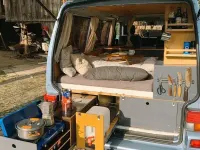 Second-hand VW Caravelle 116 CP (85 kW) 1997 Albastru Van