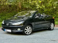 Gebraucht Peugeot 206 CC 110 PS (80 kW) 2006 Schwarz Cabrio