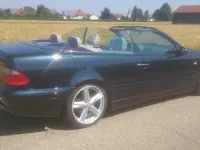 Gebraucht Mercedes CLK320 Elegance 218 PS (160 kW) 1999 Schwarz Cabrio