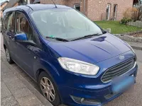 Gebraucht Ford Tourneo Courier 101 PS (74 kW) 2016 Blau Van / Kleinbus