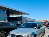 Gebraucht Mercedes C220 AMG line 194 PS (142 kW) 2018 Silber Kombi