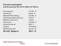Gebraucht Audi Q2 Advanced Plus 150 PS (110 kW) 2024 Gletscherweiß metallic SUV