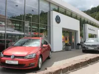 Gebraucht VW Golf VII Cup 140 PS (102 kW) 2014 Sunset red metallic Kombi