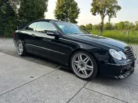 Gebraucht Mercedes CLK500 306 PS (225 kW) 2005 Obsidianschwarz Cabrio