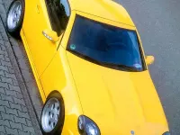 Gebraucht Mercedes SLK320 218 PS (160 kW) 2001 Gelb Cabrio