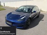 Brugt Tesla Model 3 Performance 377 kW (513 HK) 2022 Blå Sedan