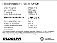 Gebraucht Hyundai Tucson Advantage 160 PS (117 kW) 2024 Dark knight / mic (schwarz) SUV