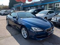 Gebraucht BMW 640 Cabriolet 313 PS (230 kW) 2014 Tiefseeblau metallic Cabrio