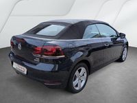 Gebraucht VW Golf Cabriolet LOUNGE 125 PS (91 kW) 2015 Open sea blue metallic Cabrio