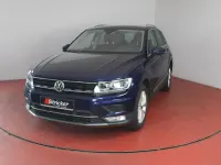 Gebraucht VW Tiguan Highline 239 PS (175 kW) 2017 Atlantic blue metallic (metallic) SUV