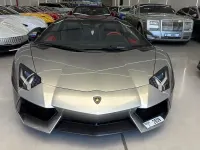 Usata Lamborghini Aventador 700 CV (514 kW) 2015 Argento Cabrio