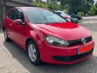 Gebraucht VW Golf VI 80 PS (58 kW) 2010 Rot Kleinwagen