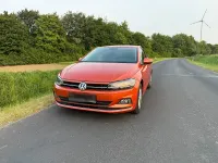 Usata VW Polo Highline 116 CV (85 kW) 2019 Arancione Utilitaria