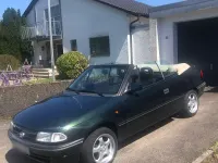 Gebraucht Opel Astra Cabriolet 82 PS (60 kW) 1994 Grün Cabrio