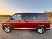 Second-hand VW Multivan 204 CP (150 kW) 2021 Roșu Monovolum