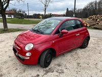 Gebraucht Fiat 500 69 PS (50 kW) 2009 Rot Cabrio