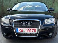 Gebraucht Audi A3 Attraction 105 PS (77 kW) 2008 Brillantschwarz Kleinwagen
